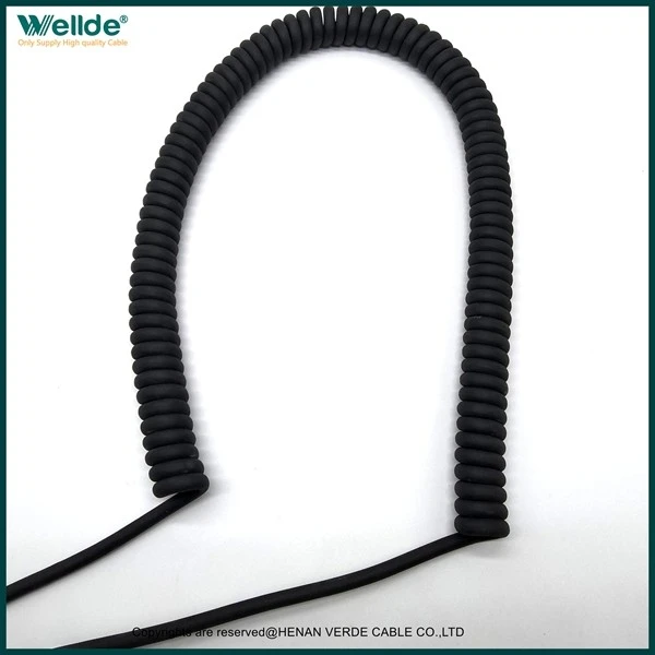 High Quality Coiled Spiral Cable 5 Core best