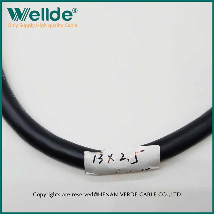 Pure Copper Conductor 13 Core 2.5 mm PVC Fire Resistance Control Cable