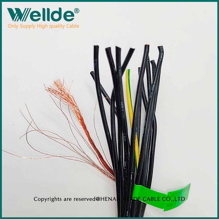 Pure Copper Conductor 13 Core 2.5 mm PVC Fire Resistance Control Cable