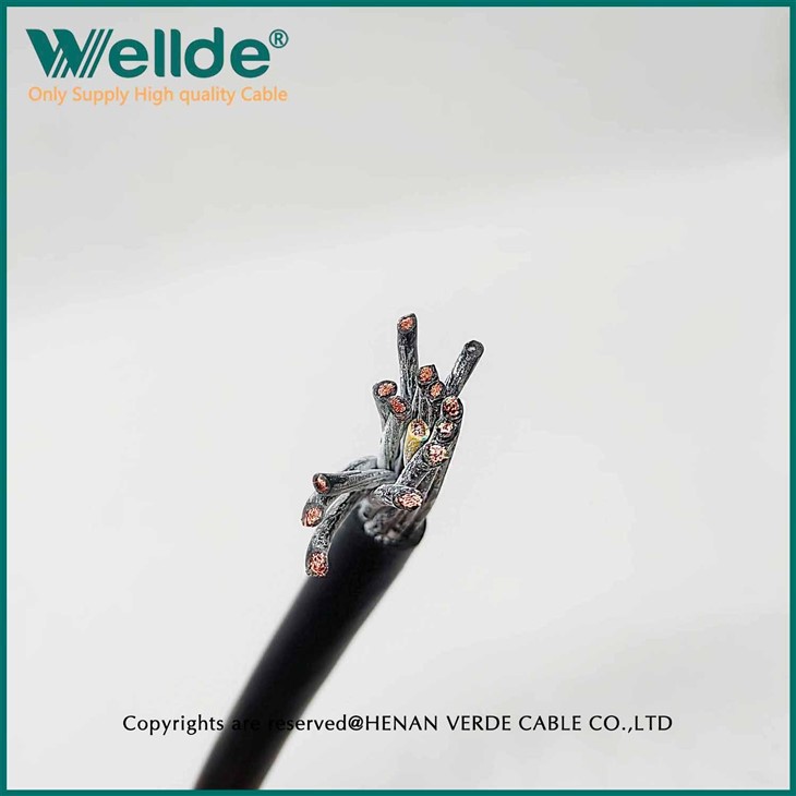 Pure Copper Conductor 13 Core 2.5 mm PVC Fire Resistance Control Cable