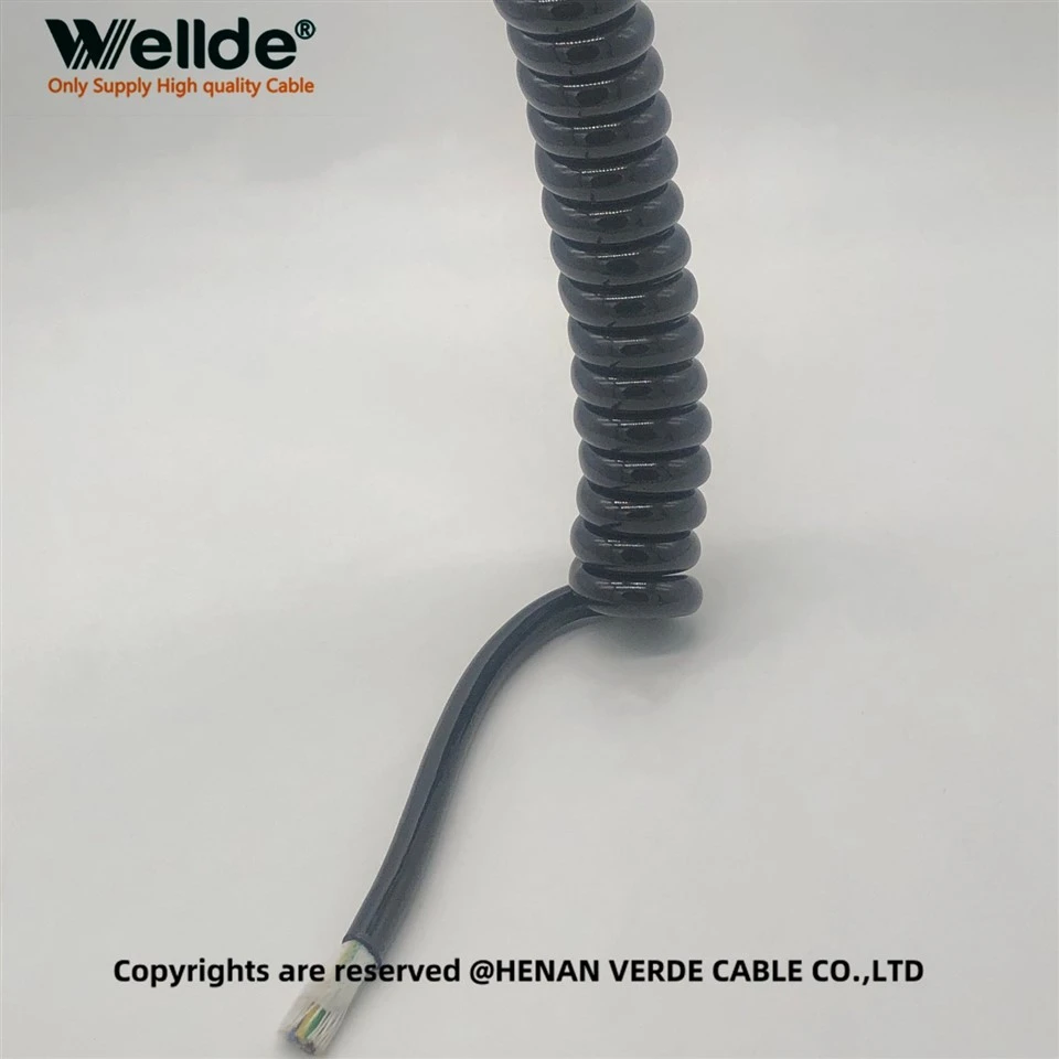 PVC Data Extension Coiled Cable