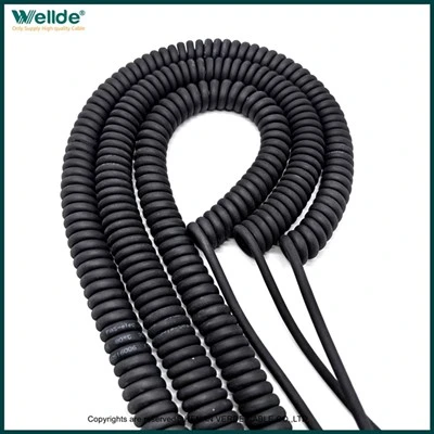 5 Core PUR spiralni ekspanzioni kabel CAN Bus signal